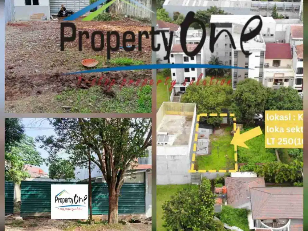 dijual cepat dan murah kavling kosongdi Anggrekloka BSD