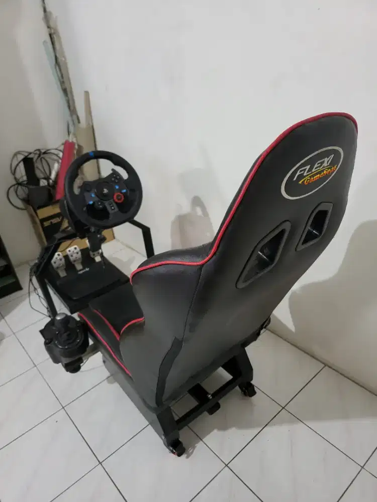 Jual BU Cepat! Logitech G29 + Shifter + Racing Sim Rig Mulus No Minus