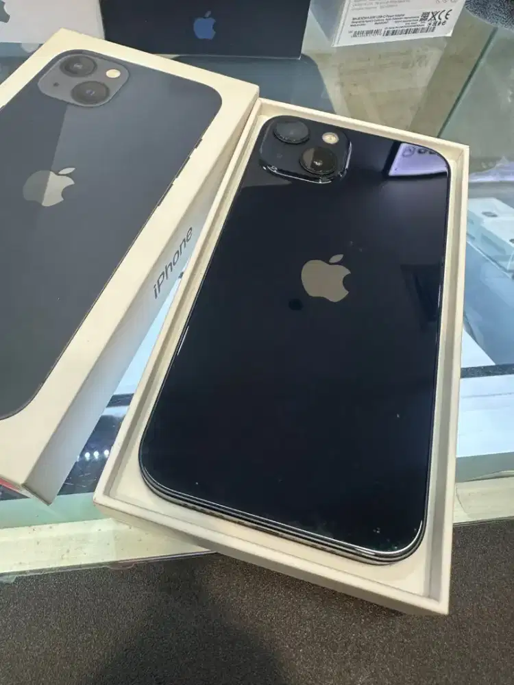 iPhone 13 128 bh 92% eks ibox midnight lengkap