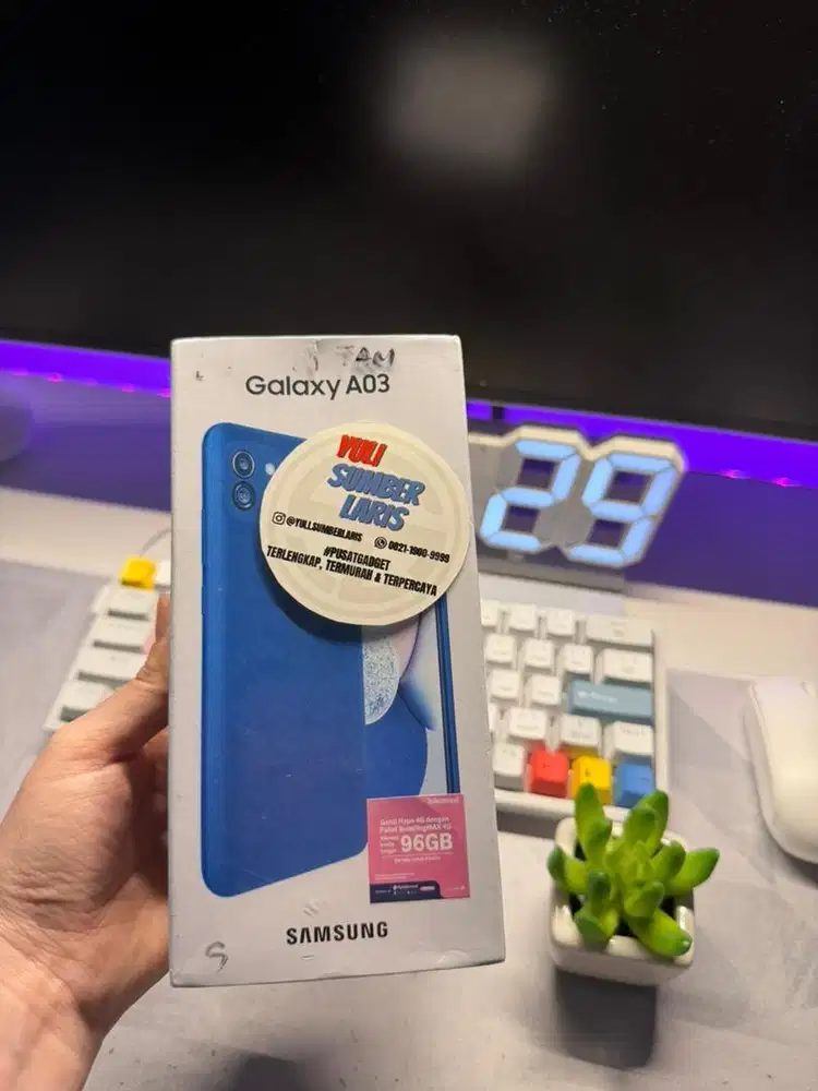 Samsung A03 Biru 4/128gb