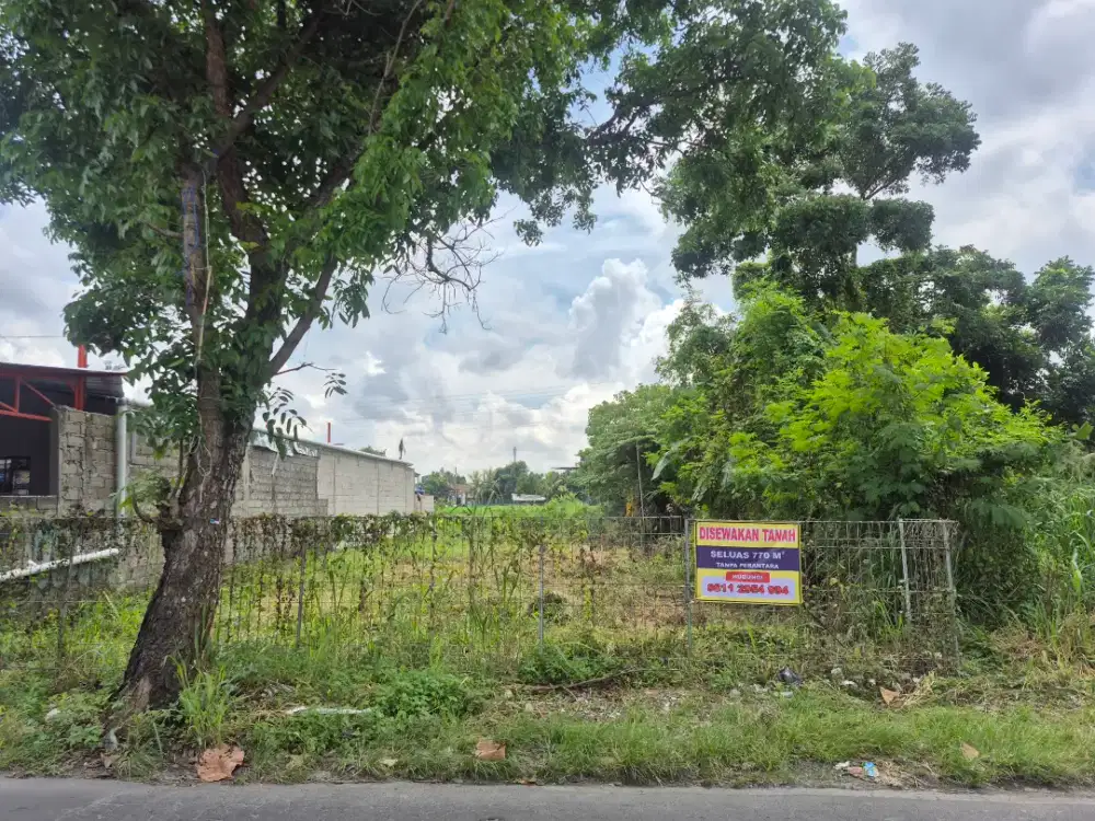 Disewakan Tanah Jl. Kabupaten LB 11m