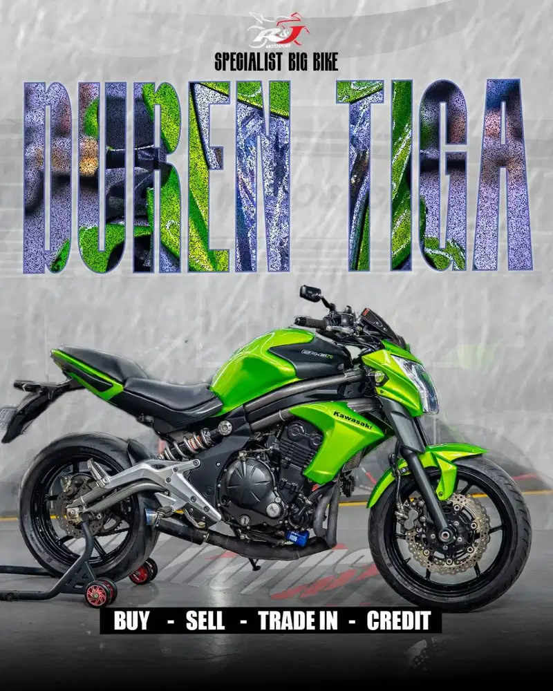 Kawasaki ER6N ER6 Ninja 650 Knalpot Custom Nik 2012 Km 30.000an