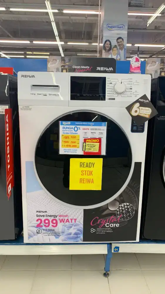 Mesin Cuci Reiwa Front Loading 11Kg