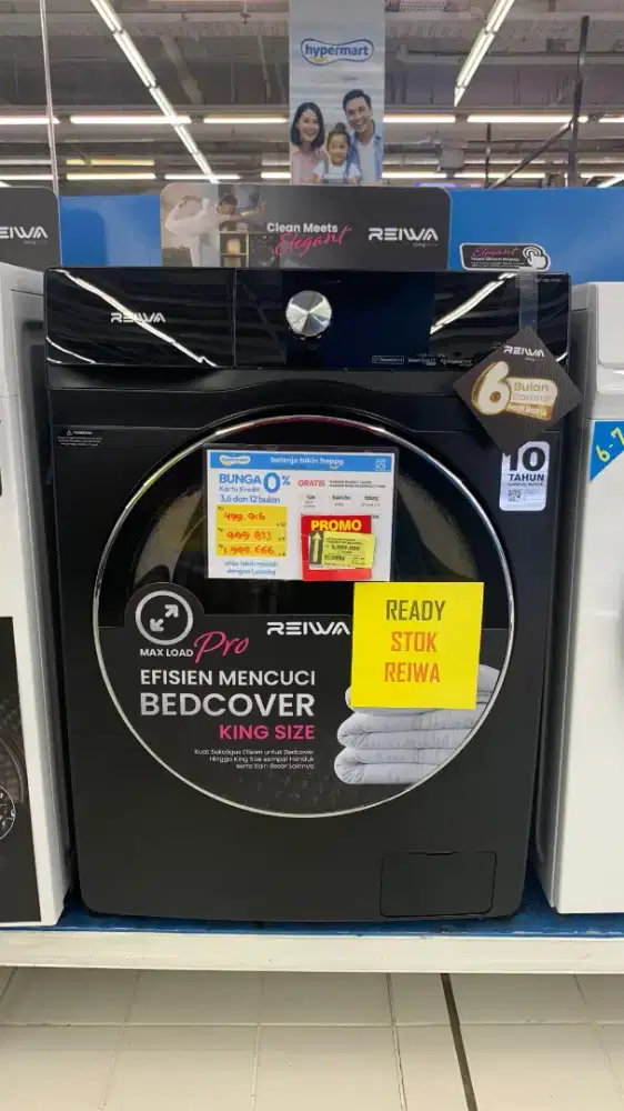 Mesin cuci Reiwa 8kg Front Loading