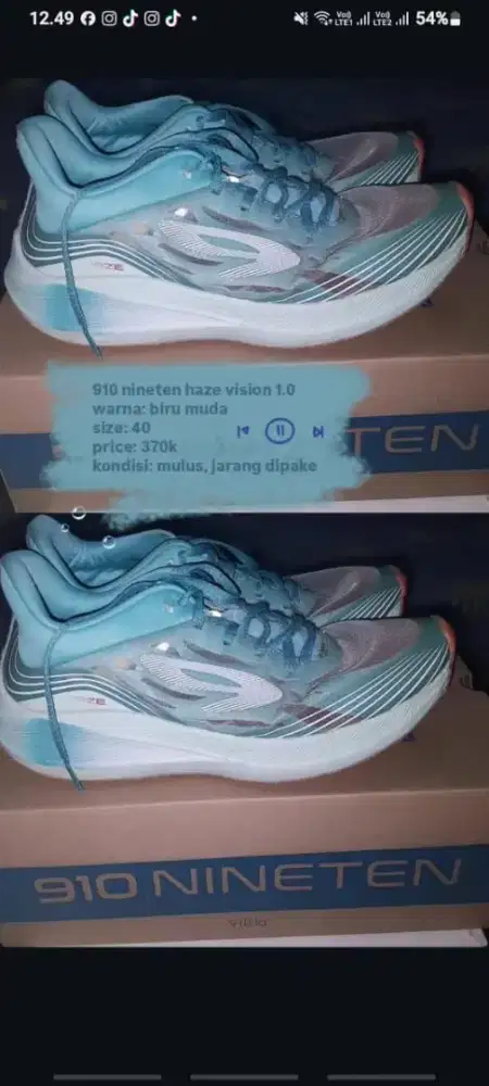 DIJUAL SEPATU NINETEN HAZE VISION 1.0