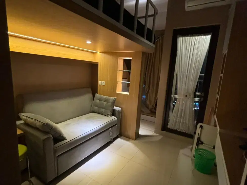 SEWA APARTEMEN TRANSPARK BINTARO MEZZANINE FULL FURNISHED LANTAI 12