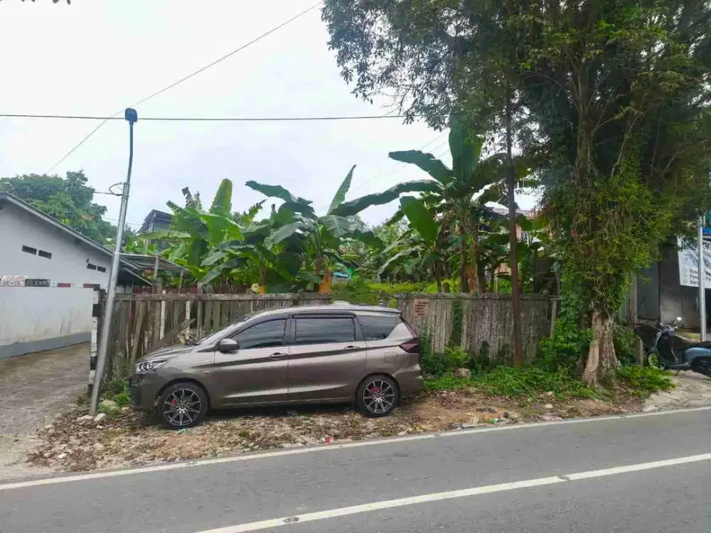 DIJUAL TANAH STRATEGIS PINGGIR JALAN SUMBER REJO HARGA NEGO