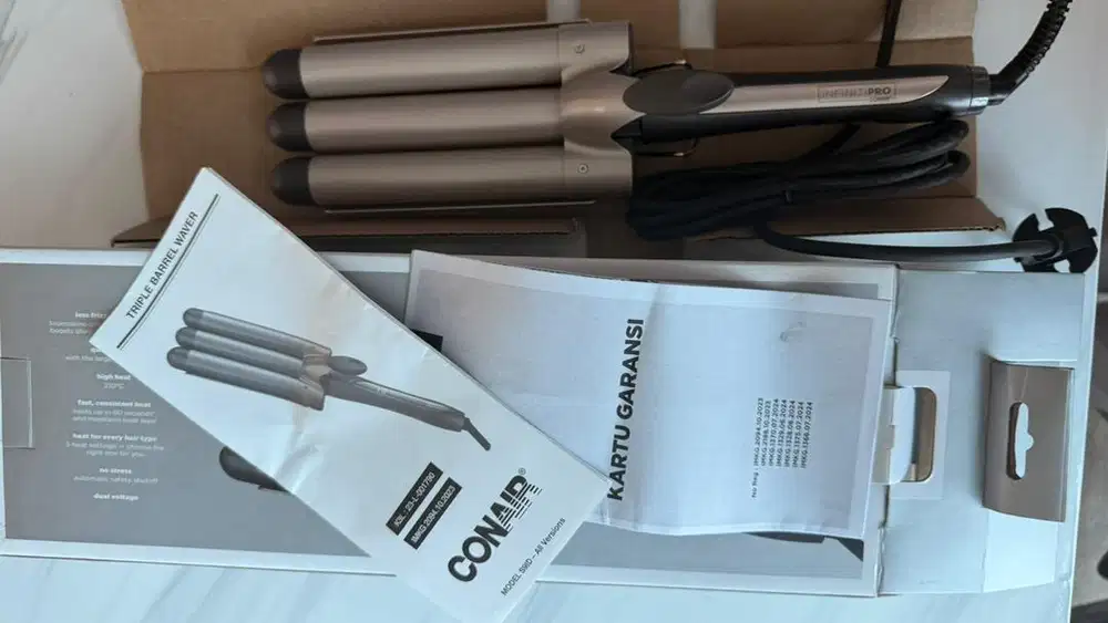 Catok rambut wave mermaid