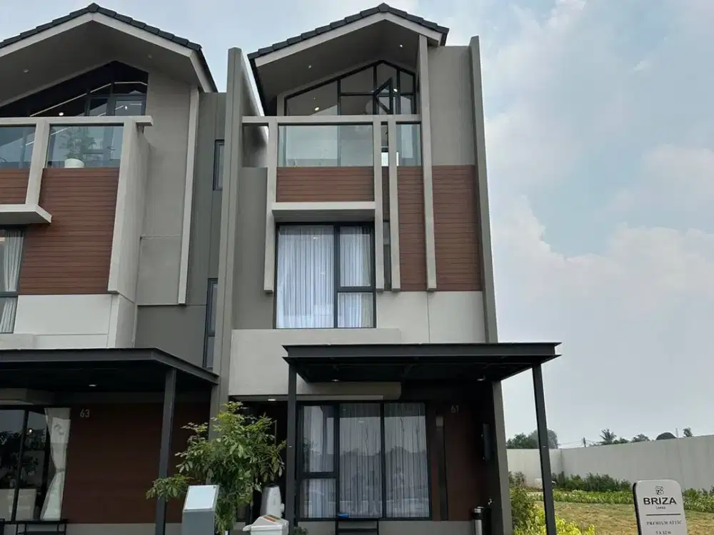 HANYA 1 M-AN DAPAT RUMAH TERBARU CLUSTER BRIZA 2 LANTAI