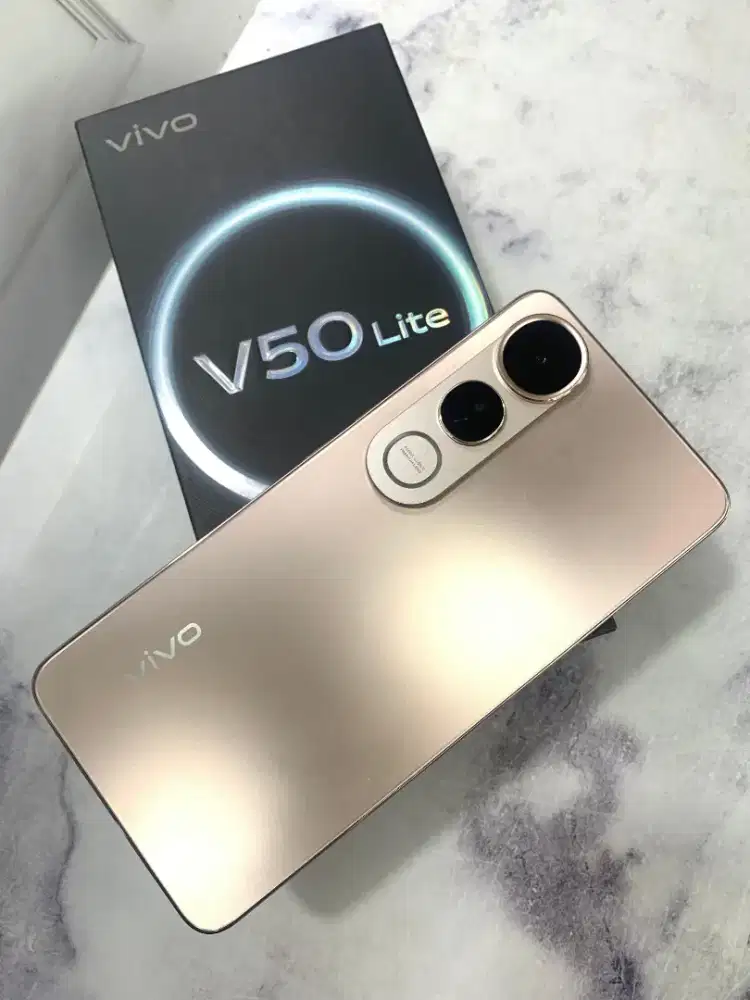 Vivo V50 lite 8/256 Gold lengkap