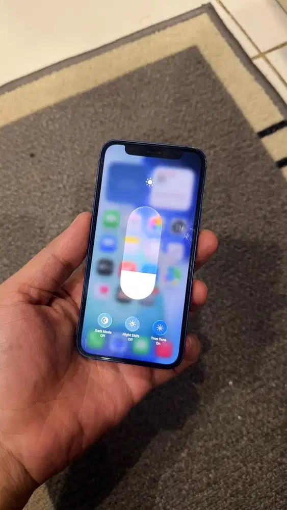 Iphone 12 mini 128GB Blue Resmi Ibox Hp Charger (Ada minus)