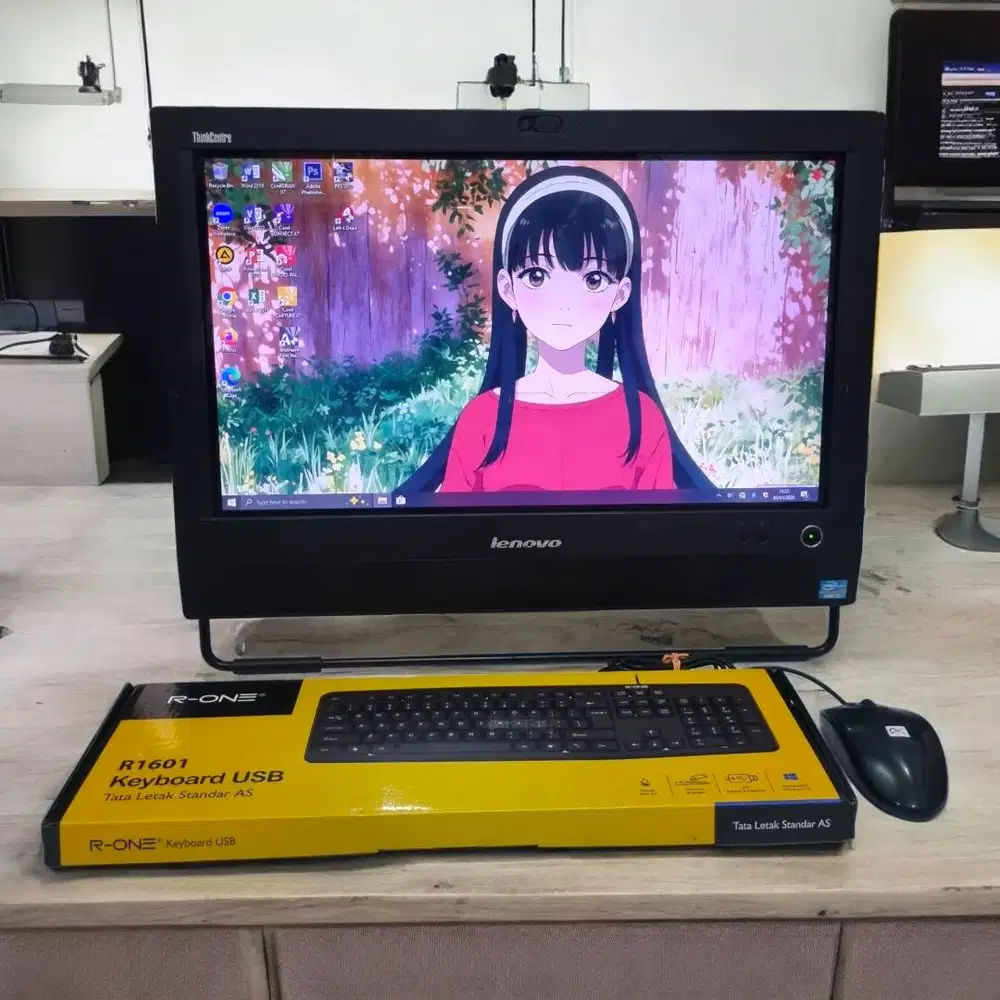 PC AIO all in one Lenovo intel core i3 win 10 pro ori license