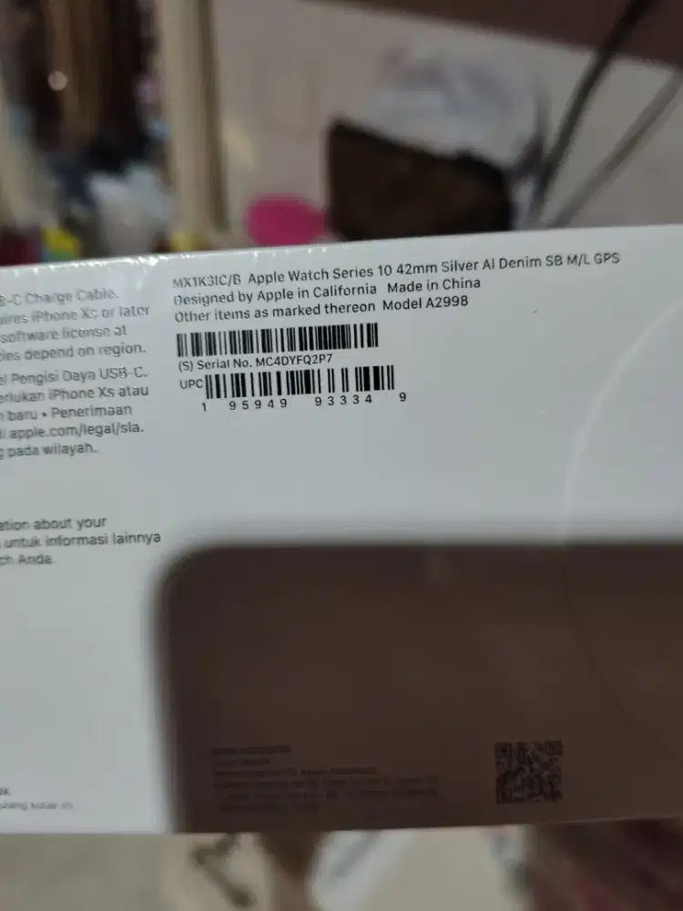 Applewatch Series 10 42mm M/L