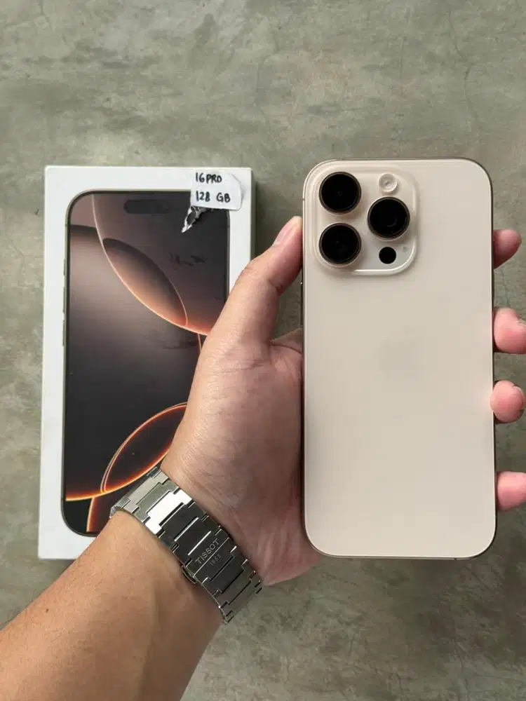 Iphone 16 Pro 128gb IBOX (Garansi On) Like New 99,99% Fullset ORIGINAL
