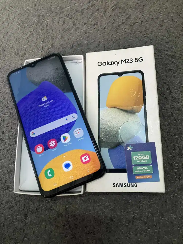 Samsung M23 6/128 5G Mulus Murah