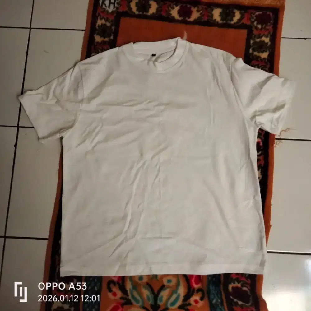 Kaos polos basic boxy oversize