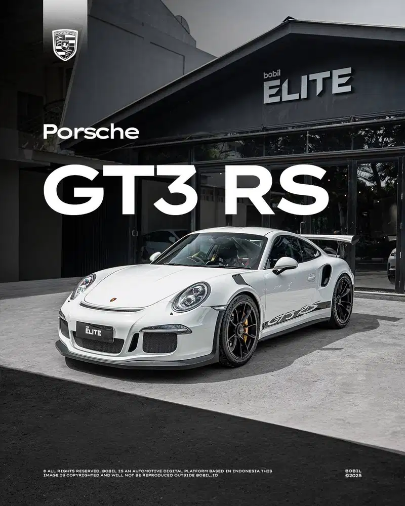 NIK 2016 Porsche 911 GT3 RS (991.1) White Color