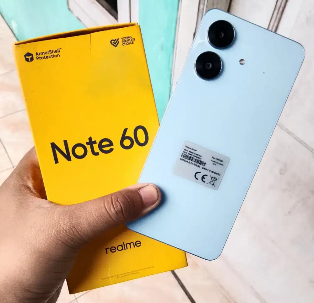 realme note 60 ram 4+8/64