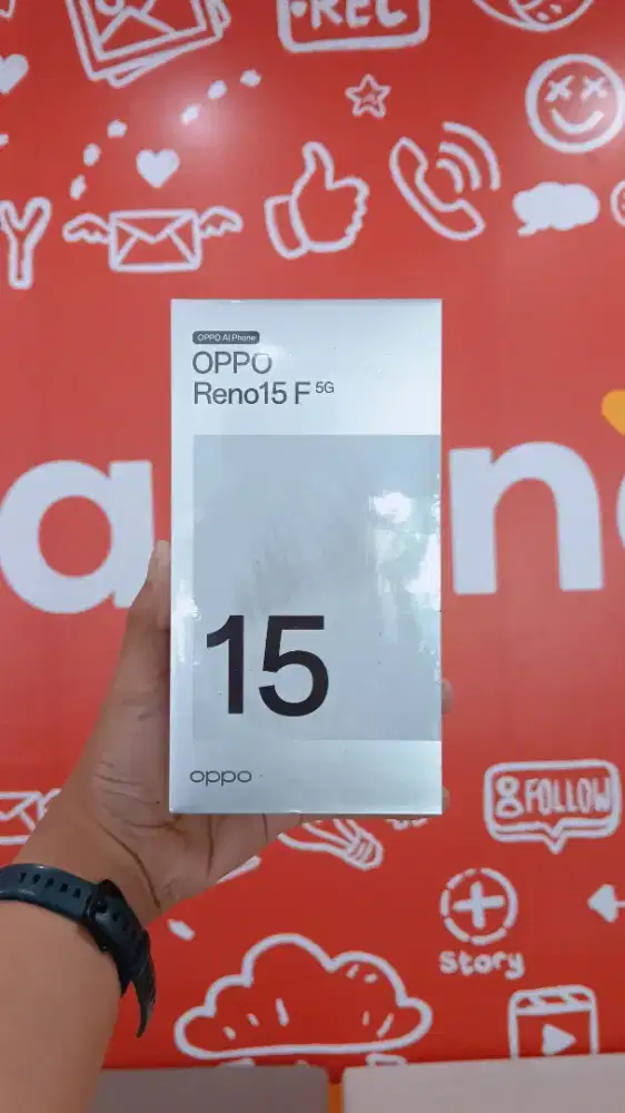 Promo Pre Order OPPO Reno 15F 8/256 cukup dp 200k