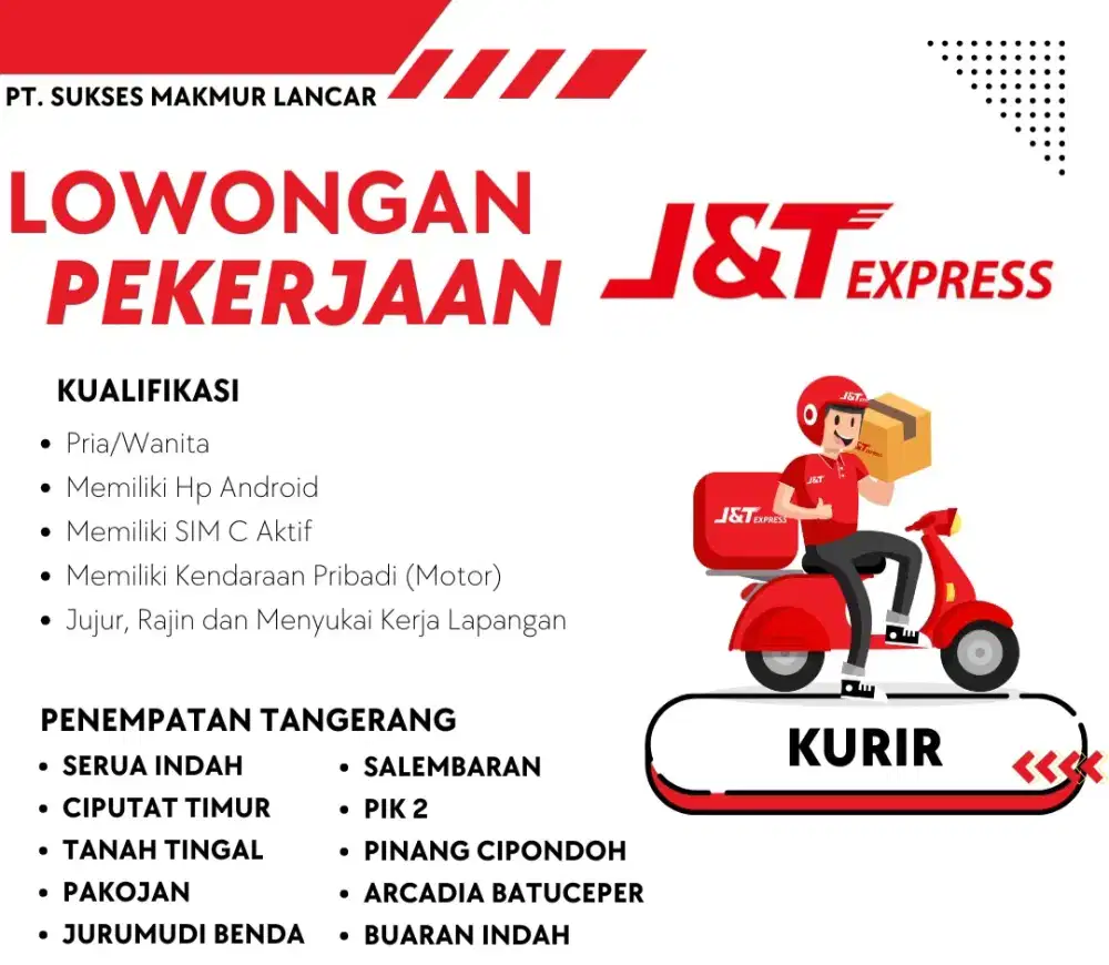 Loker kurir J&T