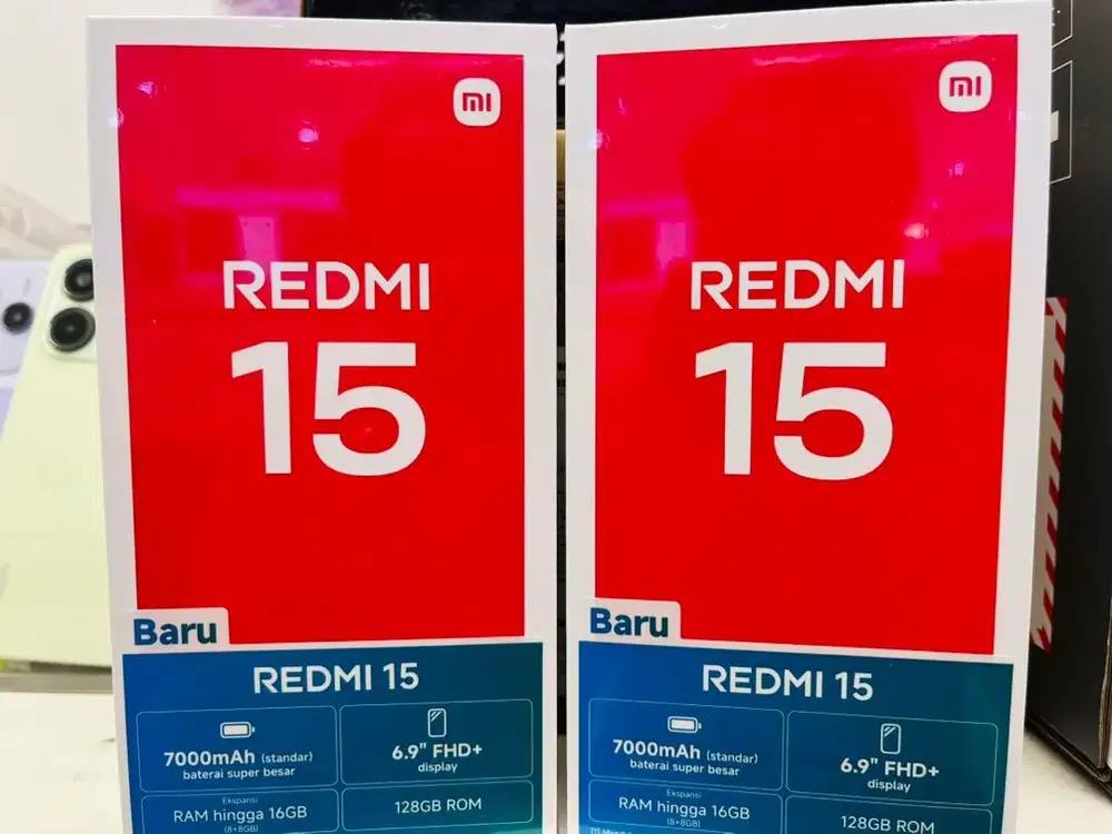 REDMI 15 8/128GB TERBARU