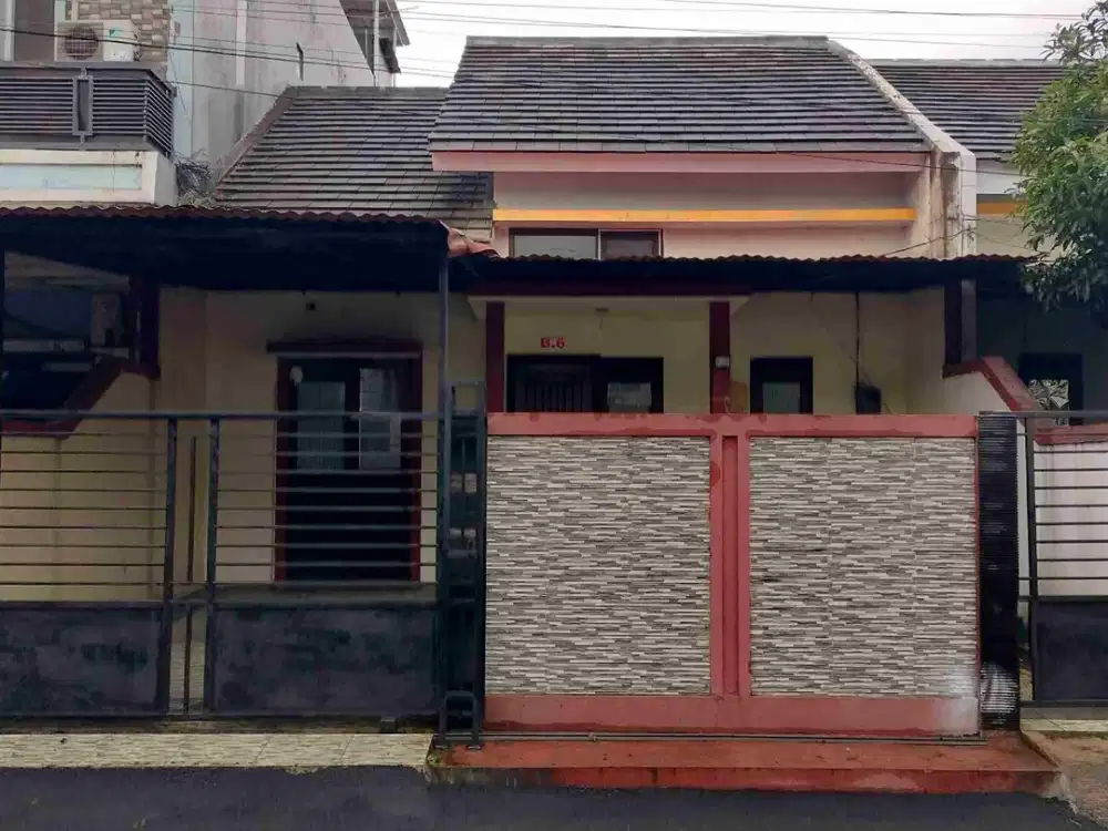 DISEWAKAN MURAH RUMAH DI PERUMAHAN CLUSTER CIMANGGU RESIDENCE, HANYA 100 METER DARI JL SHOLEH ISKANDAR, TANAH SEREAL, BOGOR