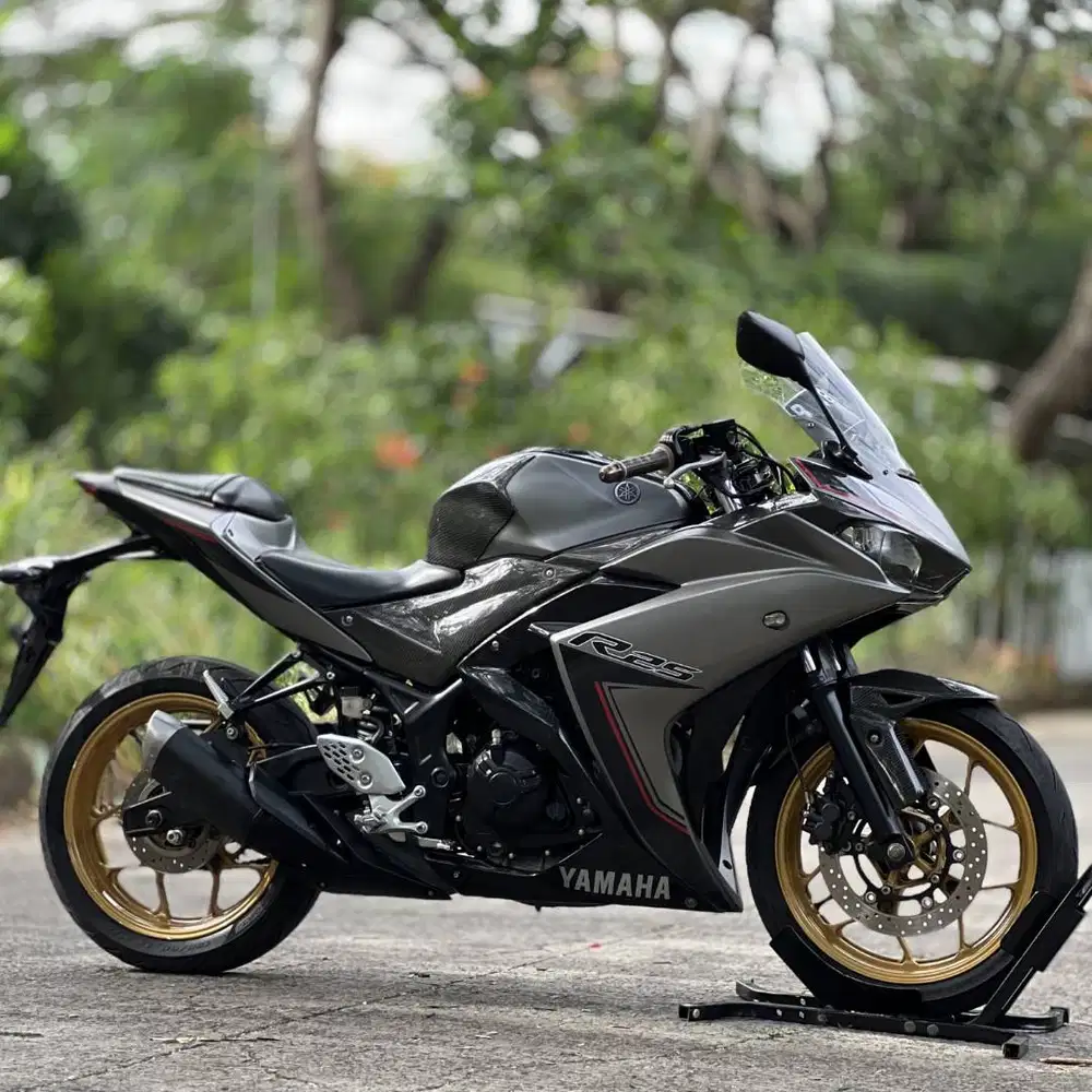 YAMAHA  R25 V1 2016 GREY KM RENDAH PAJAK PANJANG SIAP RIDING