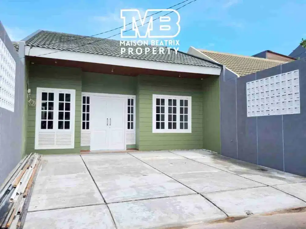 DIJUAL RUMAH BARU, 1LANTAI DAN TINGGAL MASUK, GRIYALOKA BSD