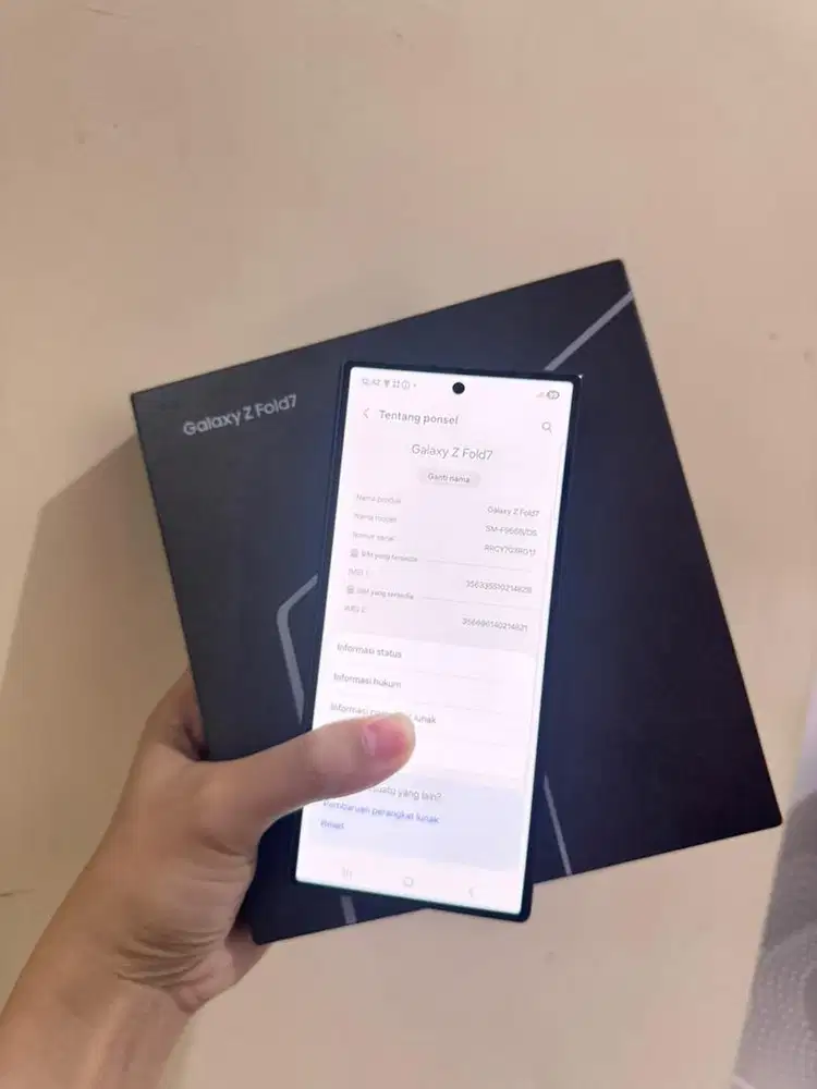 samsung z fold 7 12/512gb resmi sein