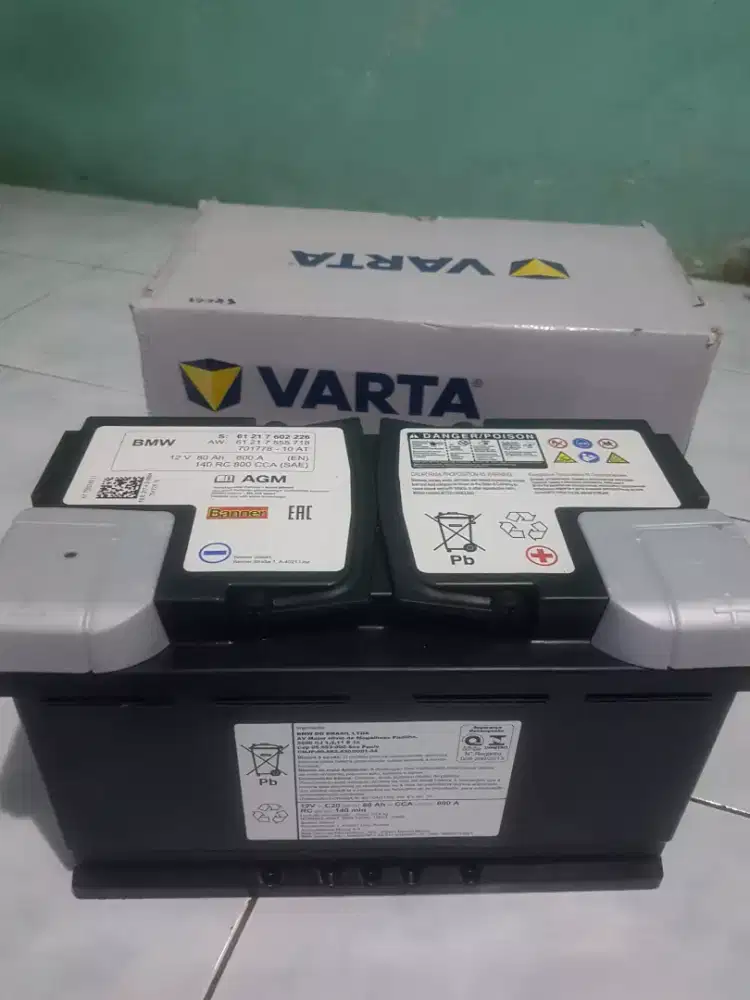 Aki 80 amper BMW/mercy DIN 58024 LN3