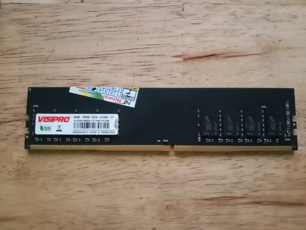 RAM VISIPRO DDR4 8GB PC-21300 / VISIPRO DDR4 8 GB 2666MHZ 1 keping