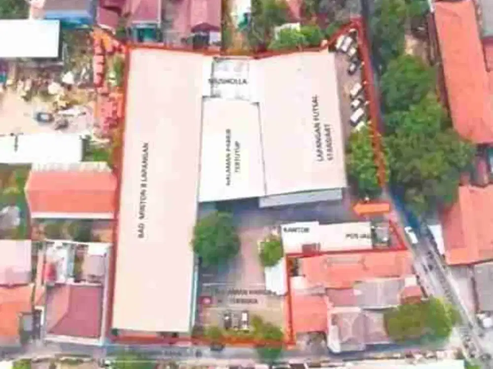 GOR Dijual Dekat Stasiun, Parkir Luas!