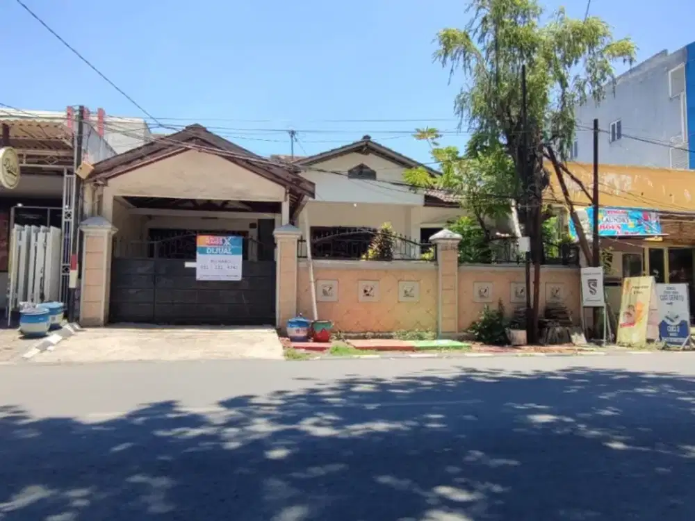 A053 JUAL SEWA RUMAH GAYUNGSARI BARAT, LOKASI PINGGIR JALAN RAYA UTAMA GAYUNGSARI