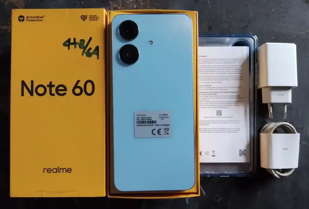 REALME NOTE 60 RAM 4+8/64