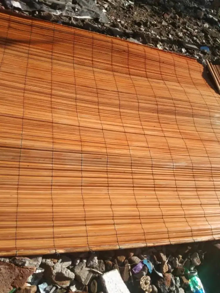 tirai bambu,tirai kayu,tirai rotan, tikar rotan