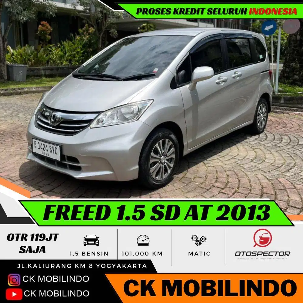 Honda Freed SD Matic 2013 ISTIMEWA DP Minim Kredit Murah Mobilio