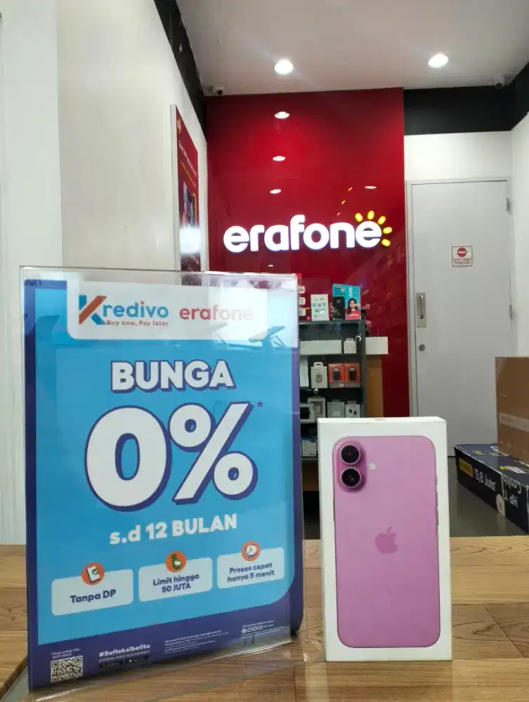 iPhone 16 Plus 128gb Pink Garansi resmi