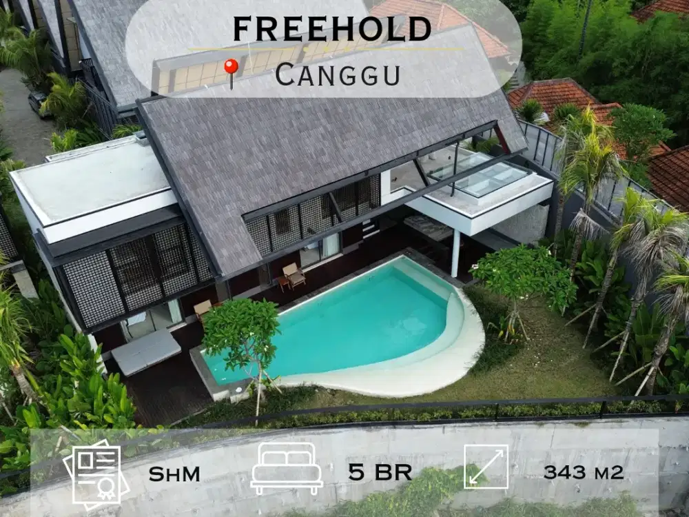 Luxury Tropical Freehold Villa For Sale – Canggu Bali