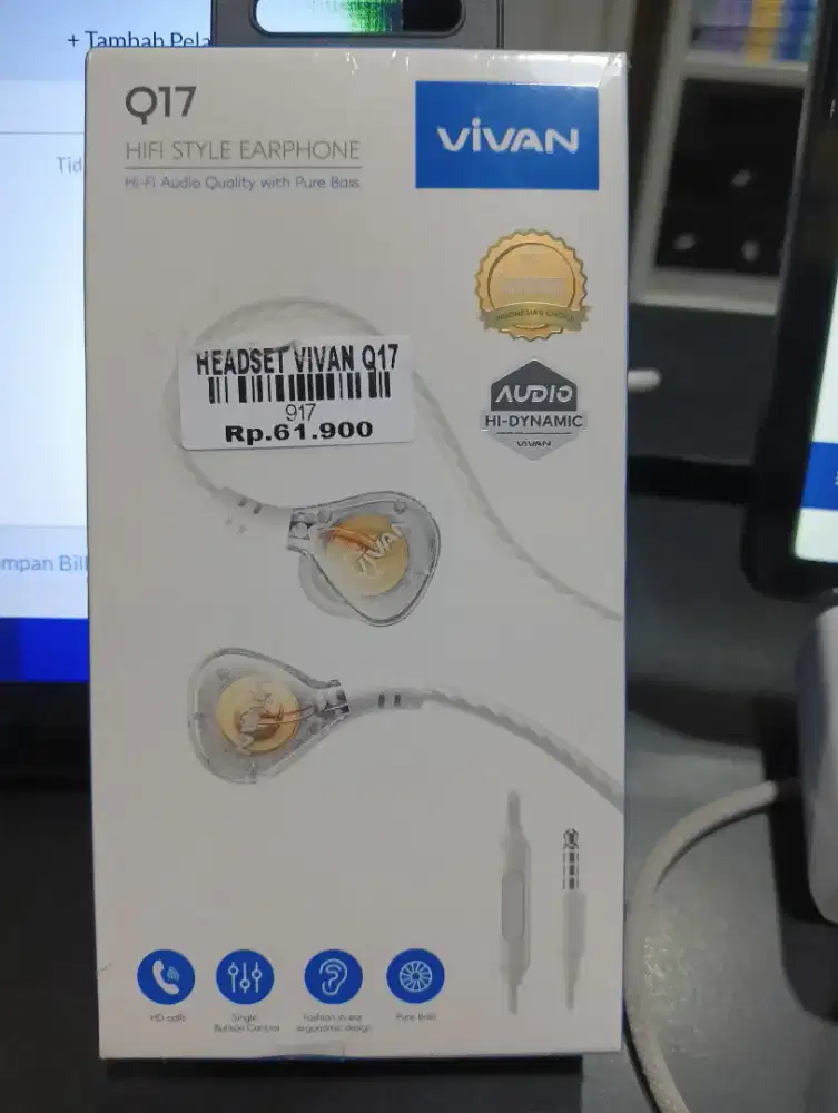 HEADSET VIVAN Q17 | ATLANTIS DAHSYAT