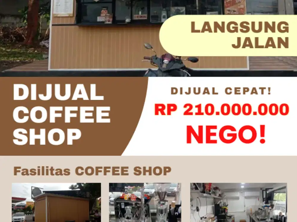 Usaha Coffee Shop Ready To Go