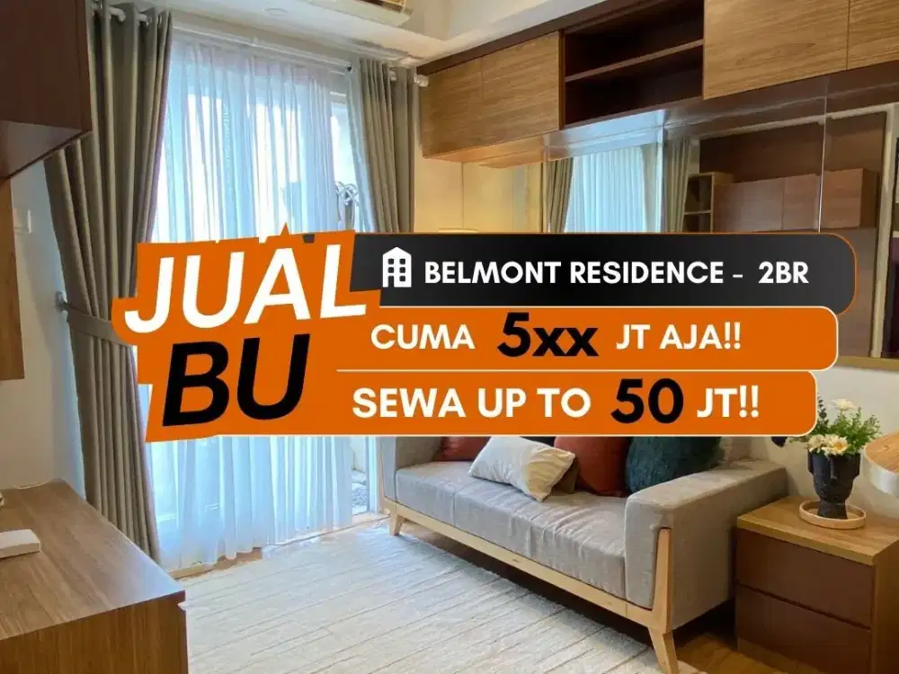 JUAL APARTEMEN BELMONT RESIDENCE PURI 2BR FURNISHED KEBON JERUK