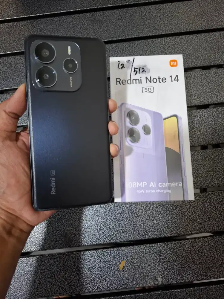 Redmi note 14 5G 12/512gb resmi open box like new