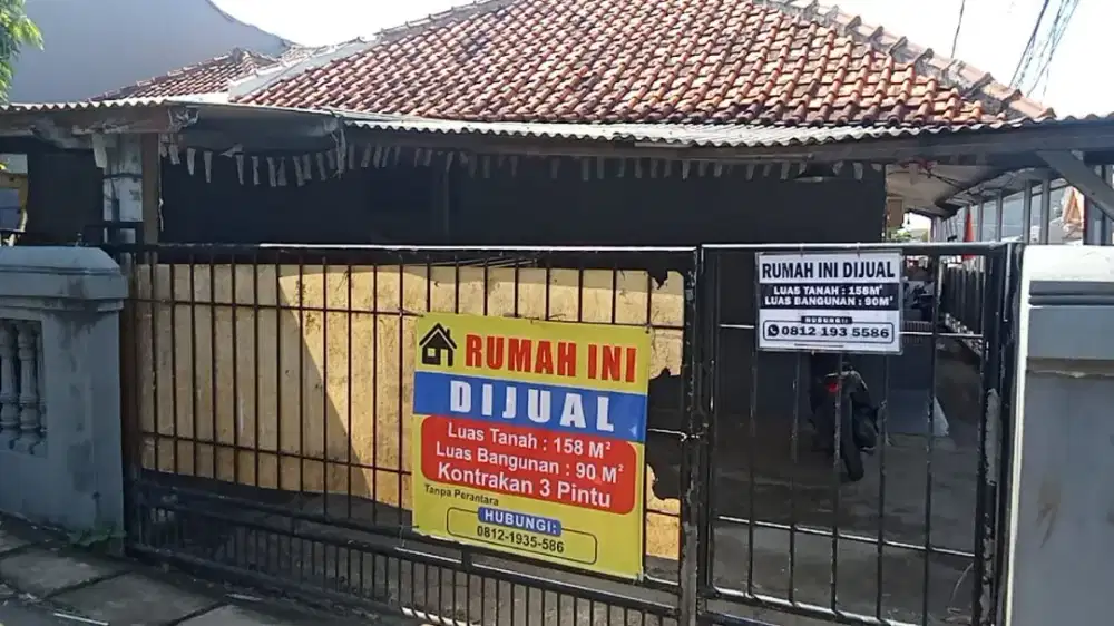 DIJUAL RUMAH BERUPA 3 KONTRAKAN