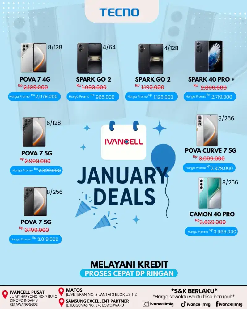 TECNO GO 2 RAM 4/128 NEW TERMURAH