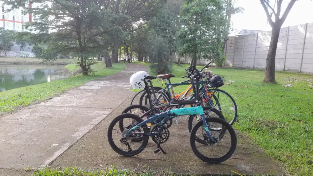 Sepeda lipat pro action 2x 10 speed