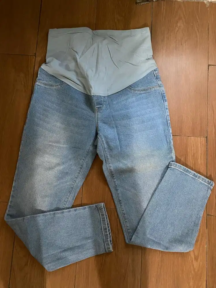 Celana hamil light blue