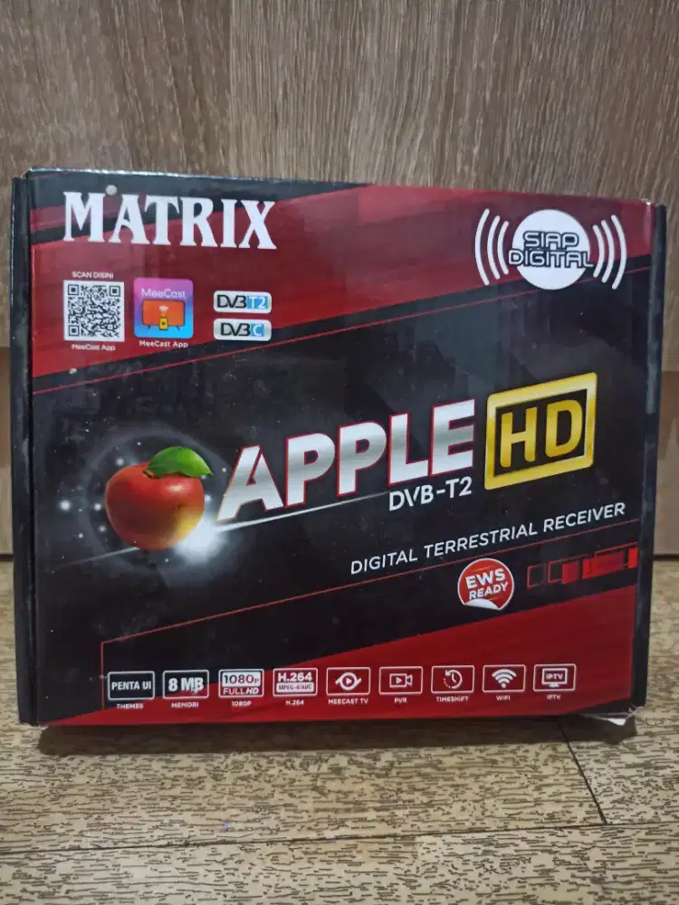 STB Tv Digital Matrix Apple HD DVB- T2