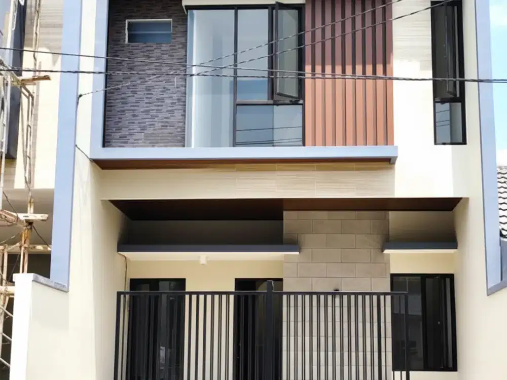 Rumah new minimalis di wisma mukti row jalan 4 mobil