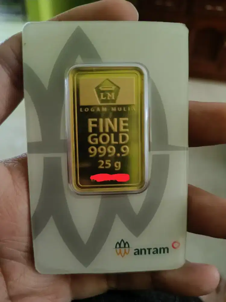 Emas antam 25 gram