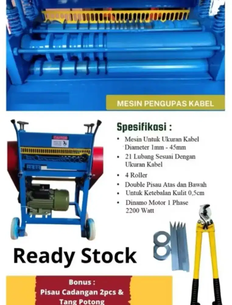 Mesin Pengupas Kabel 21 Lubang